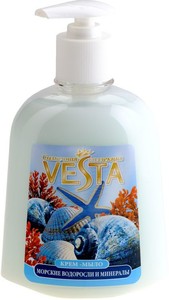Мыло жидкое "Vesta - Солнечная коллекция" Морские водоросли и минералы 450мл/16шт