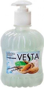 Мыло жидкое "Vesta" Молочный протеин (насос) 315мл /15шт