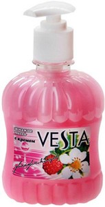 Мыло жидкое "Vesta" Увлажняющее (насос) 315мл /15шт