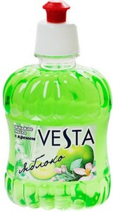 Мыло жидкое "Vesta" Яблоко (насос) 315мл /15шт