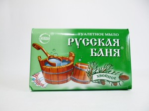 Мыло туалетное "Русская Баня" Хвойное 100г/36шт Свобода