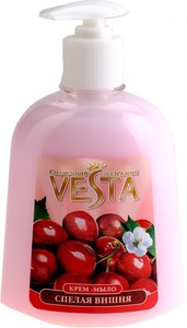 Мыло жидкое "Vesta - Солнечная коллекция"Спелая вишня 450мл/16шт