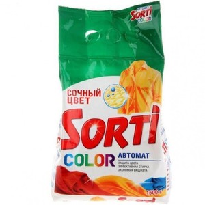 Стиральный порошок "Sorti-Автомат" Color Сочный цвет 1,5кг/6шт