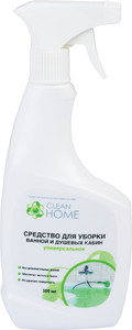 М/с Clean Home-спрей 500мл Для уборки ванной и душевых кабин / 12шт 434