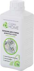 Бальзам для стирки деликатных тканей "Clean Home"  Шелк и Кашемир 1л/10шт 447