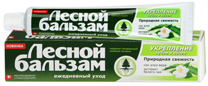 Зубная паста "Лесной Бальзам" Алоэ и Белый чай  025-281 75мл/100г /48шт