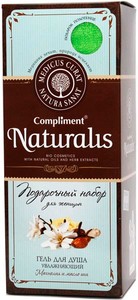 Набор подарочный "Compliment Naturalis" №712 Магнолия и масло ши (гель д/душа+Полотенце) 12шт