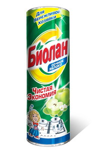 Чистящее средство "Биолан" 400г Яблоко /24шт