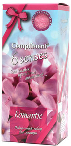 Набор подарочный "Compliment 6 Senses" №960 Romantic (гель д/душа + полотенце) 12шт