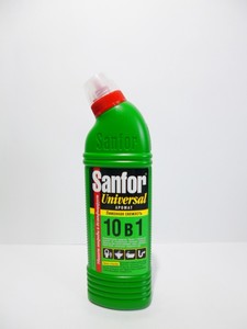 Чистящее средство Санфор 10в1 Универсал 1000г Лимонная свежесть  10шт  8894