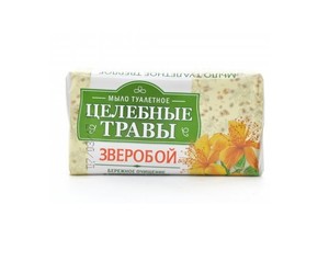 Мыло туалетное "Целебные травы" 160г ЗВЕРОБОЙ /72шт Нефис