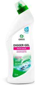 GRASS "Diger-gel" гель для чистки труб, 0,75 л (125181)