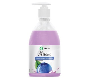Grass жидкое крем-мыло Milana "Черника в йогурте" 500 мл
