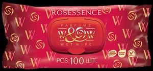 Влажные салфетки "W&W" ROSESSENCE 100 шт
