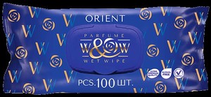 Влажные салфетки "W&W" ORIENT 100 шт