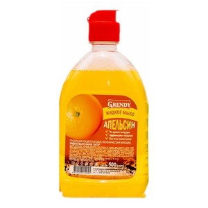 Мыло жидкое  Гренди Апельсин  500мл./ 18шт.