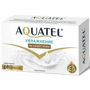 Мыло туалетное Aquatel Классическое 90г/24шт
