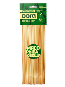 Шпажки бамбуковые Dora 30см. 10шт. /50 шт.