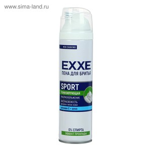 EXXE Пена д/бритья Sport ENERGY(Cool Effect) 200мл/6 шт