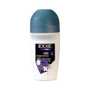 EXXE MEN мужской дезодорант антиперспирант VIBE, 50 мл (ролик)