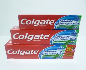 Зубная паста "Colgate" Тройное Действие 100мл / 48шт