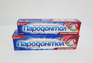 Зубная паста "Пародонтол" Тройное Действие (футляр) 63г/ 60шт