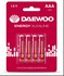Батарейки DAEWOO LR03 Alkaline спайка - 4/60/960